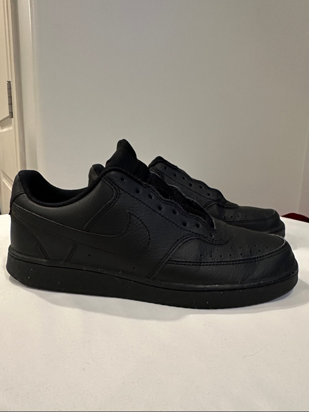 Men's Nike Court Vision Black Low-Top Sneakers